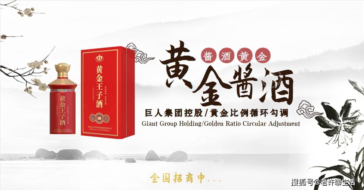 黄金酱酒王子酒鉴赏,巨人集团史玉柱又一巨作!