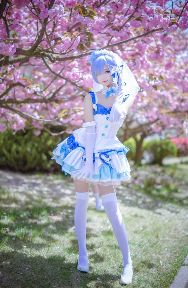 蕾姆水晶礼服cosplay分享