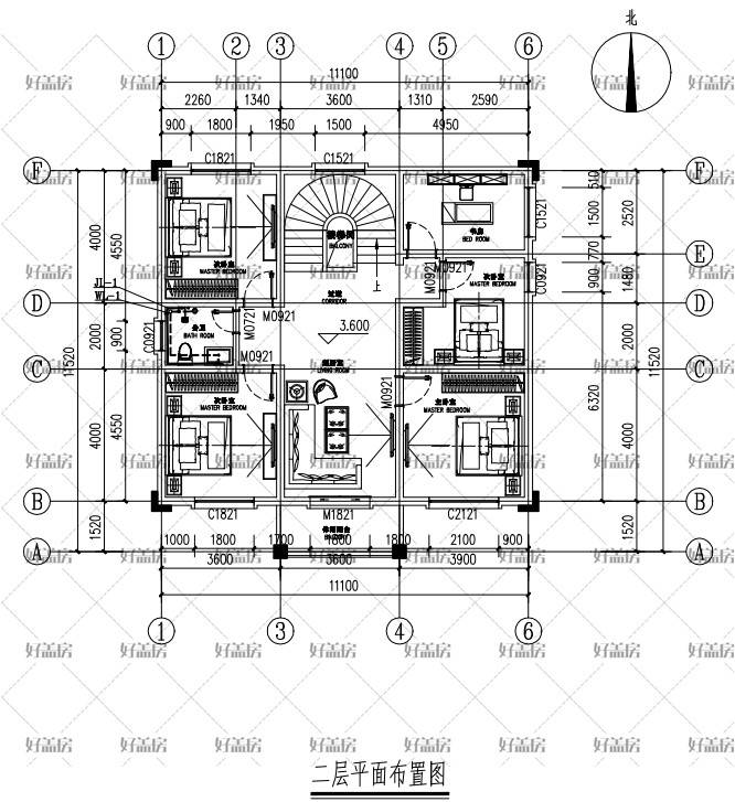 300平米别墅设计图纸及效果图