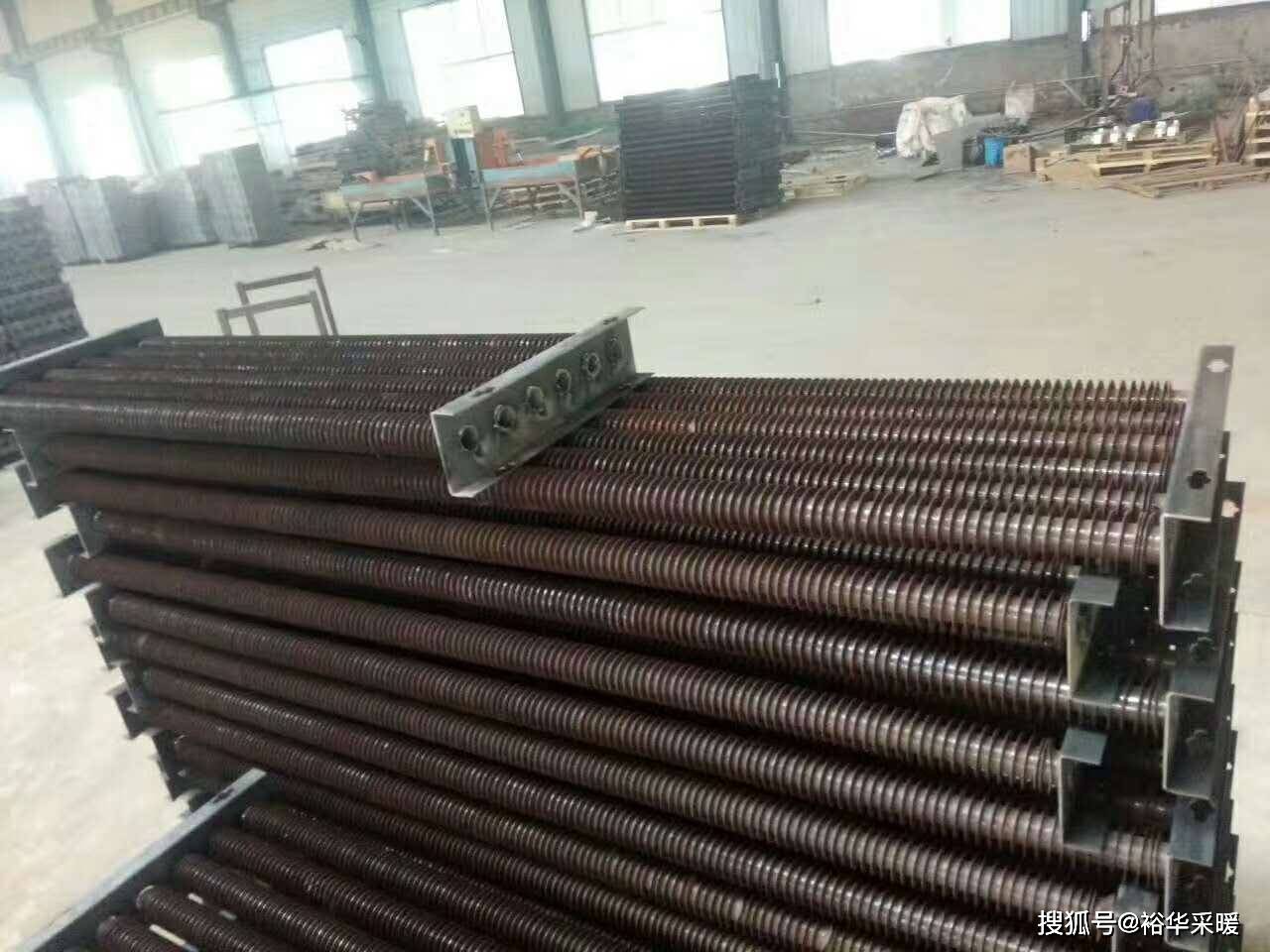 畜牧业翅式换热器 钢制翅片管散热器