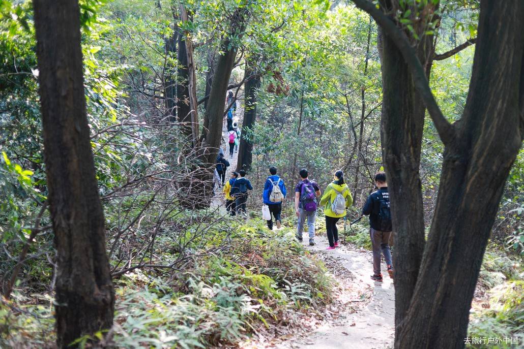 市内线六片山广州入门级徒步路线六片山