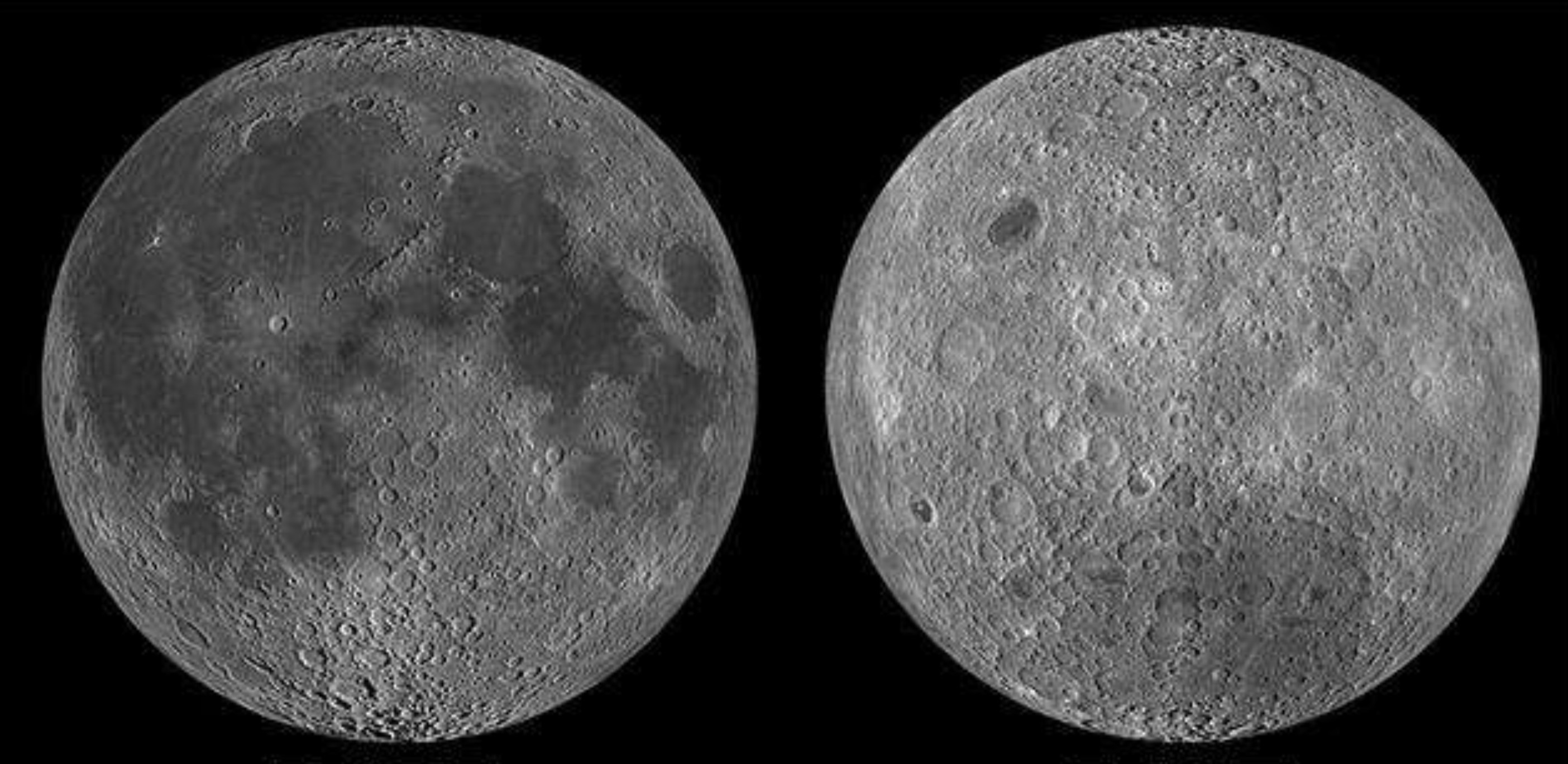 月球上的陨石坑到底是正面多还是背面多,为什么?
