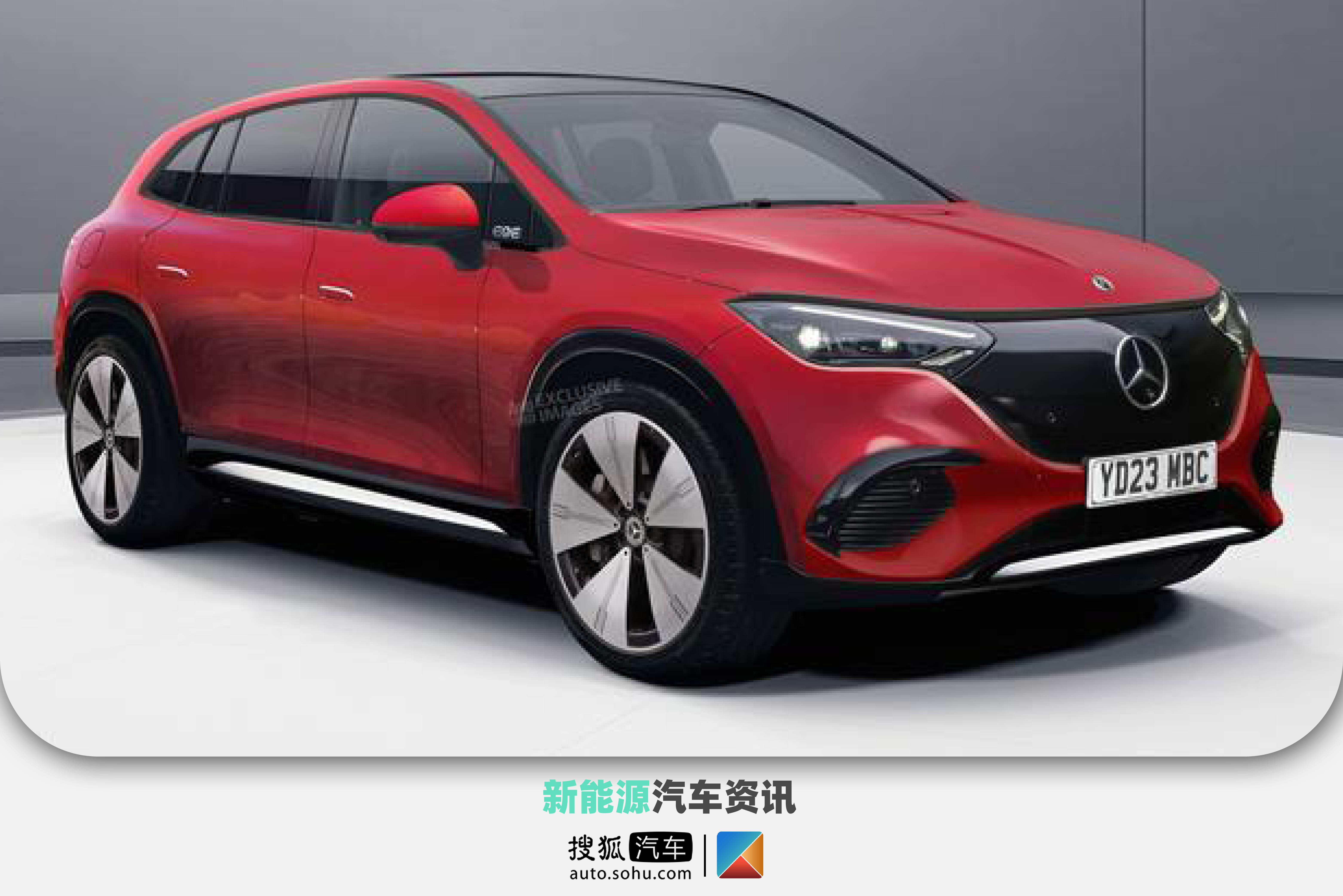 奔驰eqesuv最新假想图曝光对标特斯拉modelx