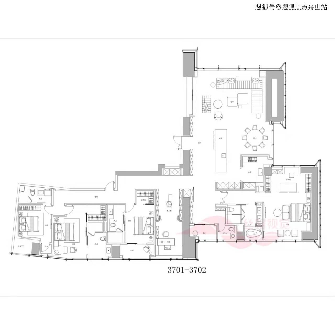 杭州壹号院大平层最新价格璀璨来袭样板间图片装修效果图