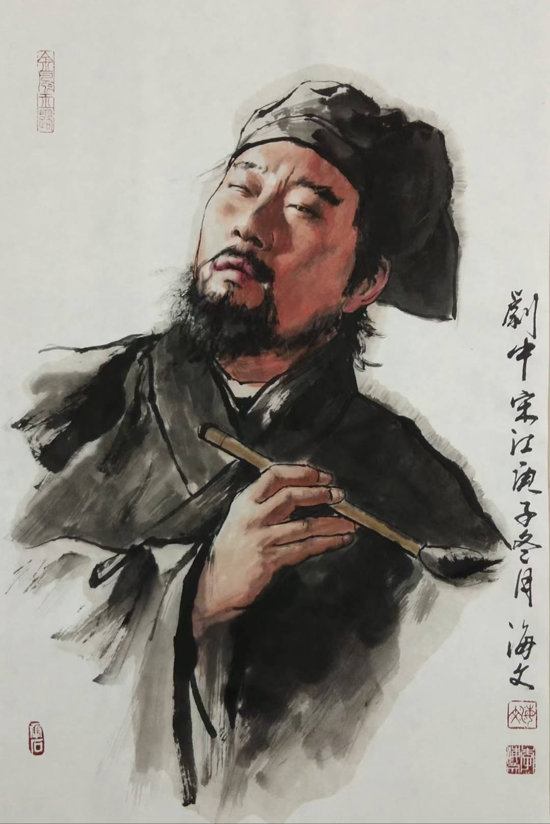 实力派人物肖像画家唐山李海文先生做品集（五）