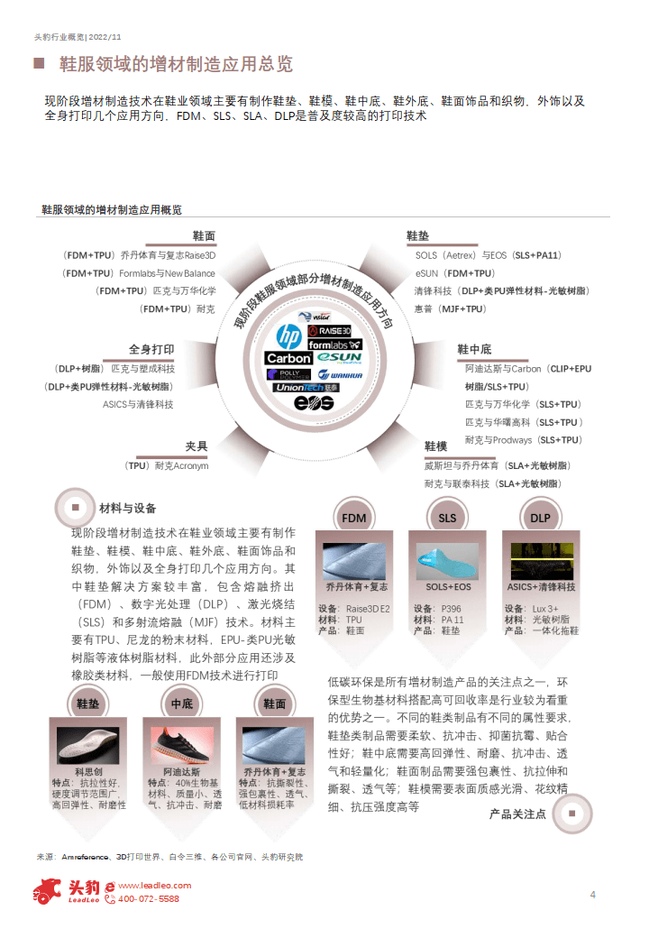 2022年中国鞋服范畴增材造造行业概览-增材造造能否倾覆传统造鞋形式(附下载)