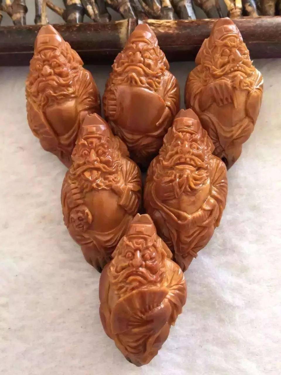 橄榄核雕作品中常见的六大人物雕刻