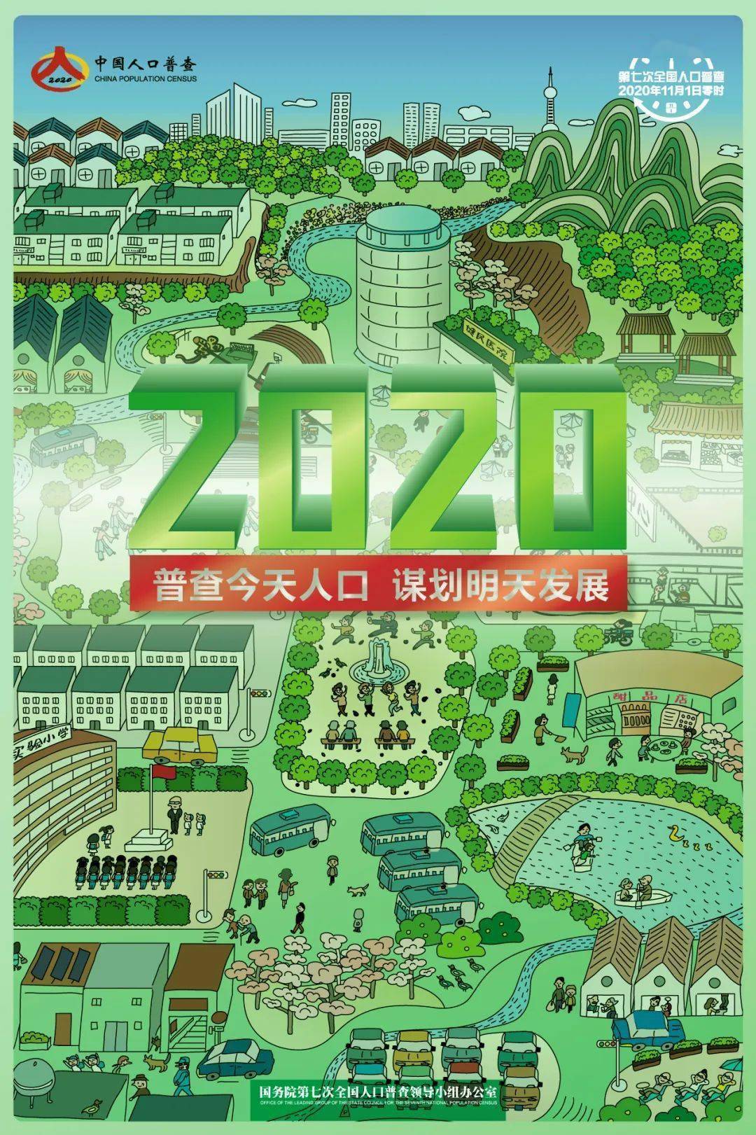 人口普查创意_人口普查创意儿童画(3)