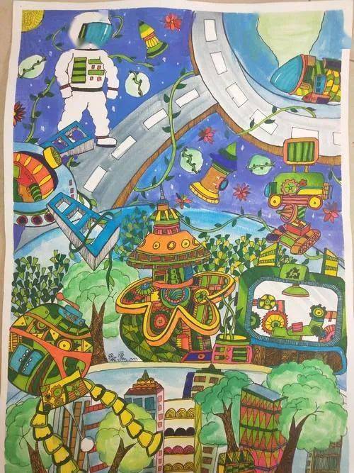 佛山市中小学生"我的绿色家园"绘画活动