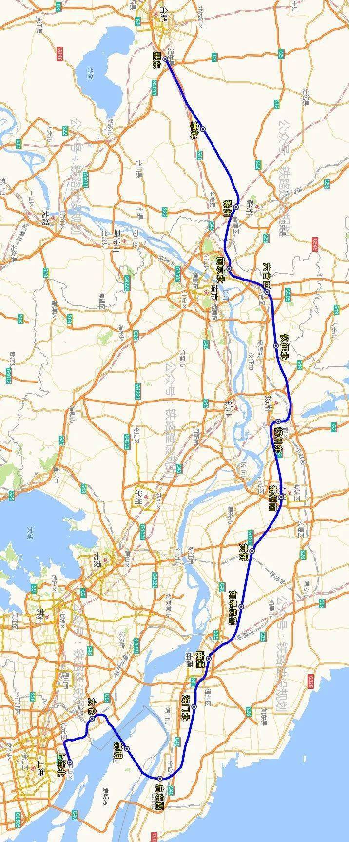 时速350公里!北沿江高铁线路走向明确