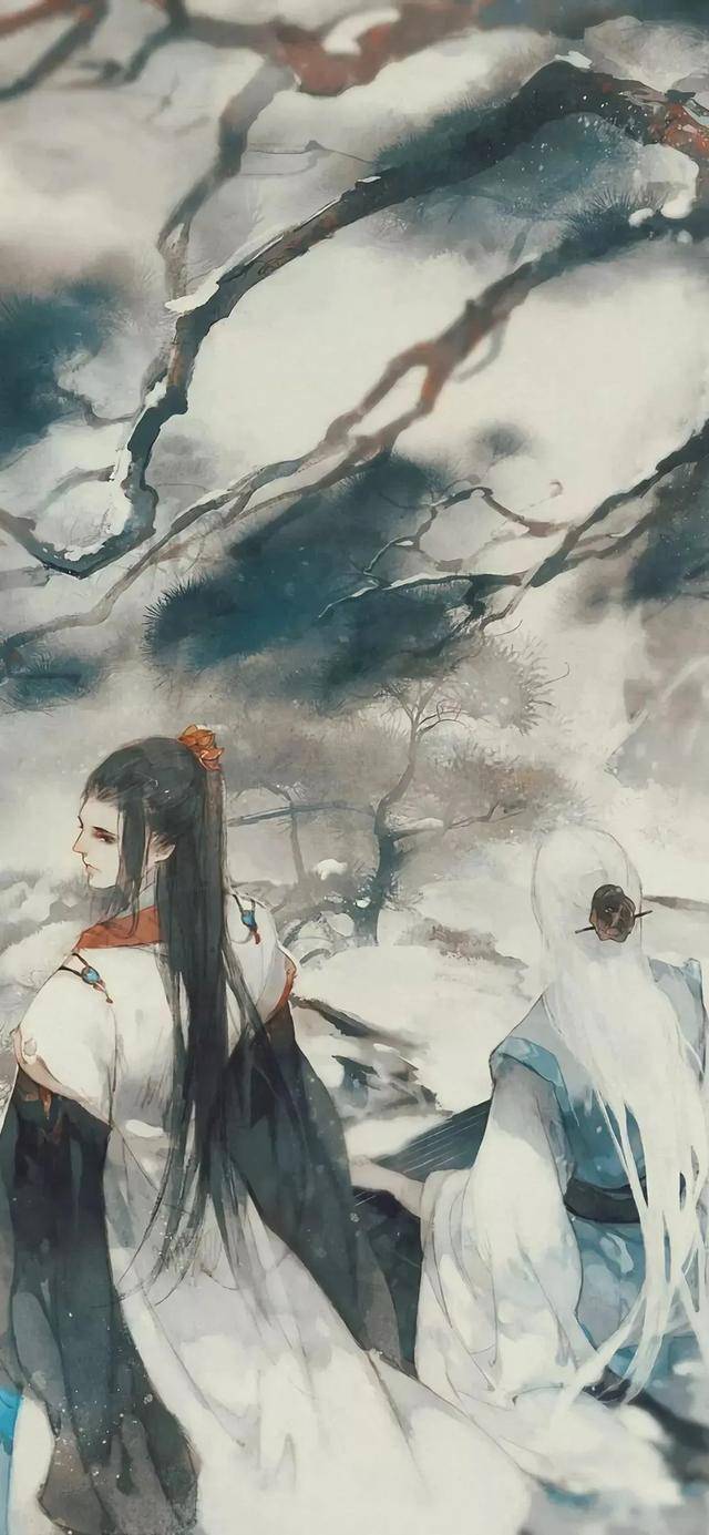 「古风壁纸」我为檐上三寸雪,你是人间惊鸿客