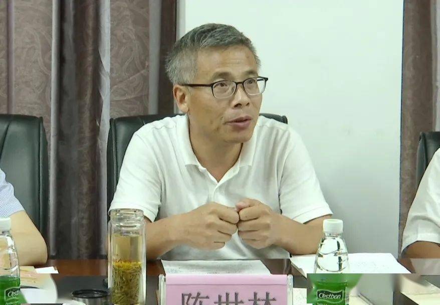 九江学院副院长陈春生陈小林一行来我县调研义门陈文化