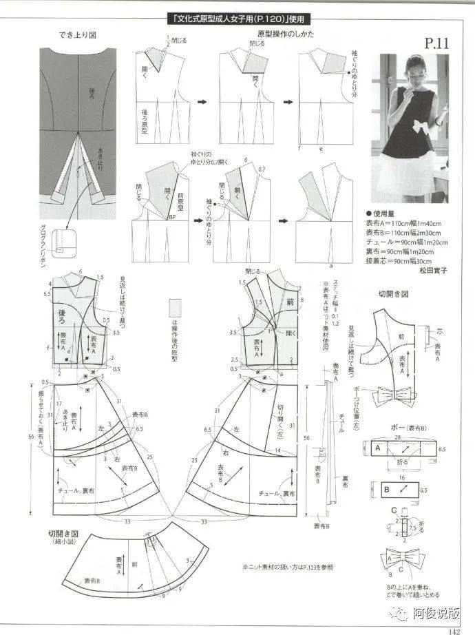 连衣裙裁剪图(1)