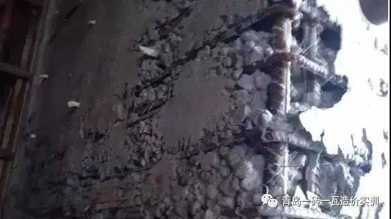 2,钢筋保护层厚度不够 露筋现象指混凝土内部主筋,副筋或箍筋局部