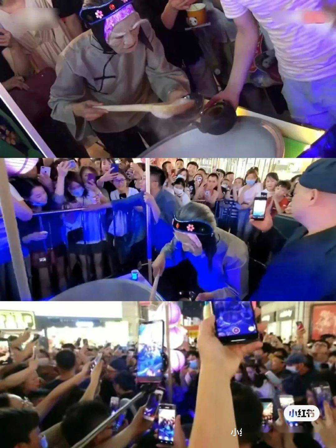 明明是夜市地摊硬是摆出了 豪车车友会的感觉 图片来源:抖音你的.