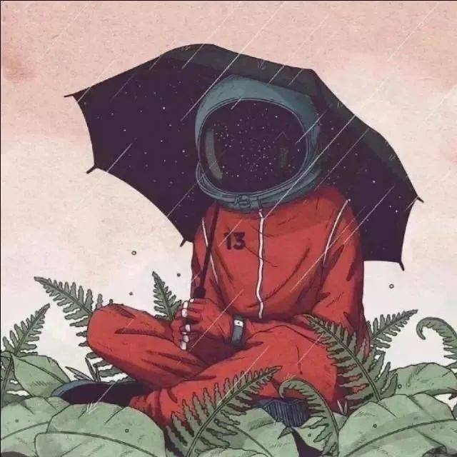 孤独的宇航员头像!