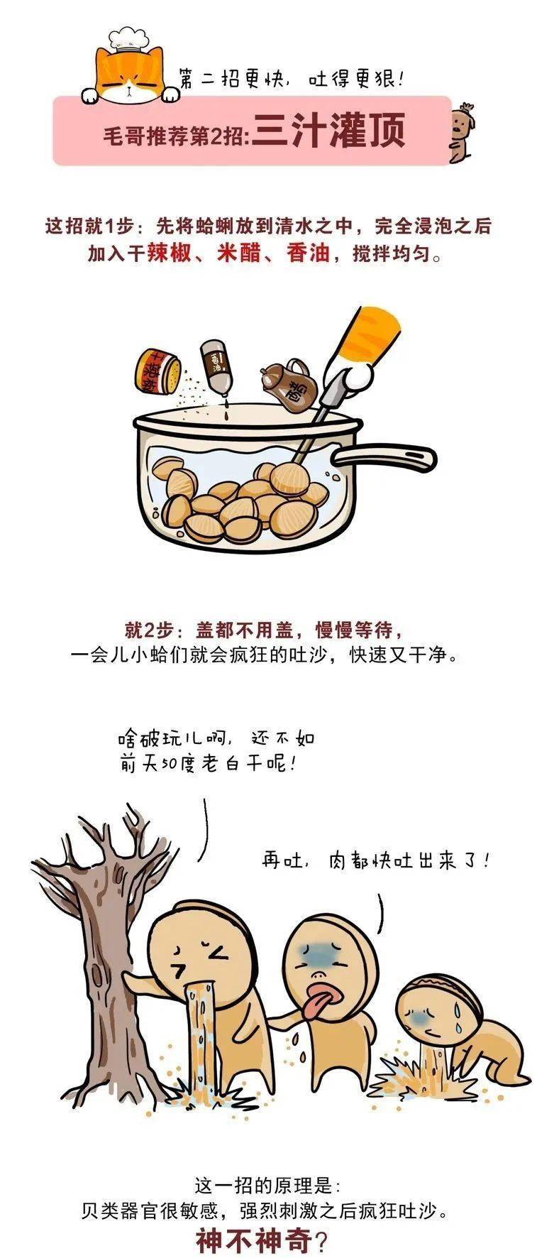 让蛤蜊疯狂吐沙的小妙招