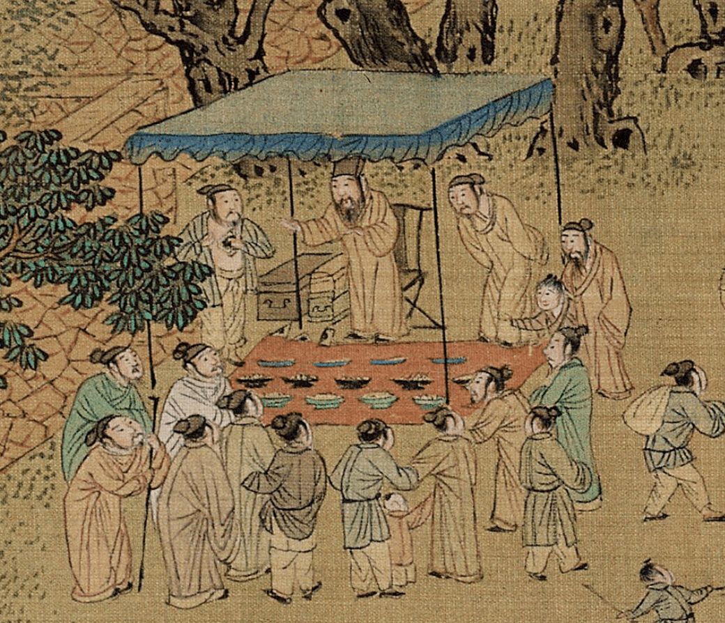 全民摆摊!把这些古画放大后,竟然找到了摆摊的灵感