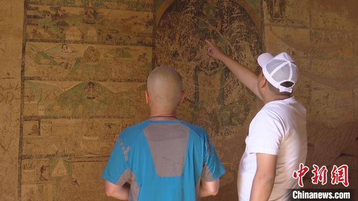 敦煌|不改变文物原状 “草原敦煌”阿尔寨石窟壁画修复工程过半