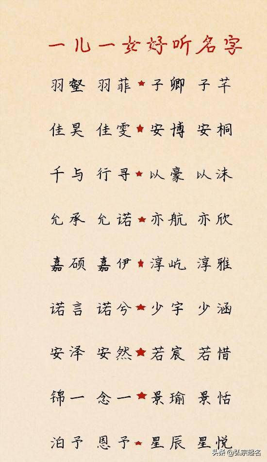 恰似仙女般的女孩名字,不动心都不行