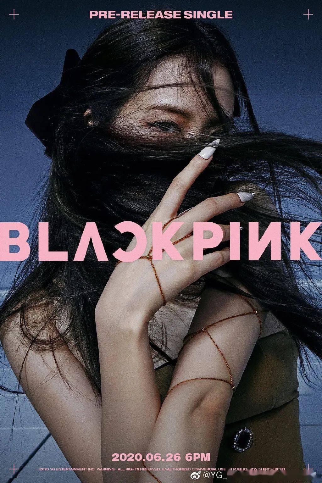 blackpink回归海报公开,行走的发色种草机也上线!