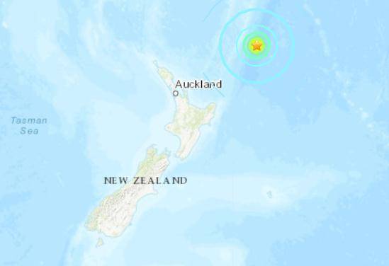 网站|新西兰东北部海域发生7.1级地震 震源深度10千米