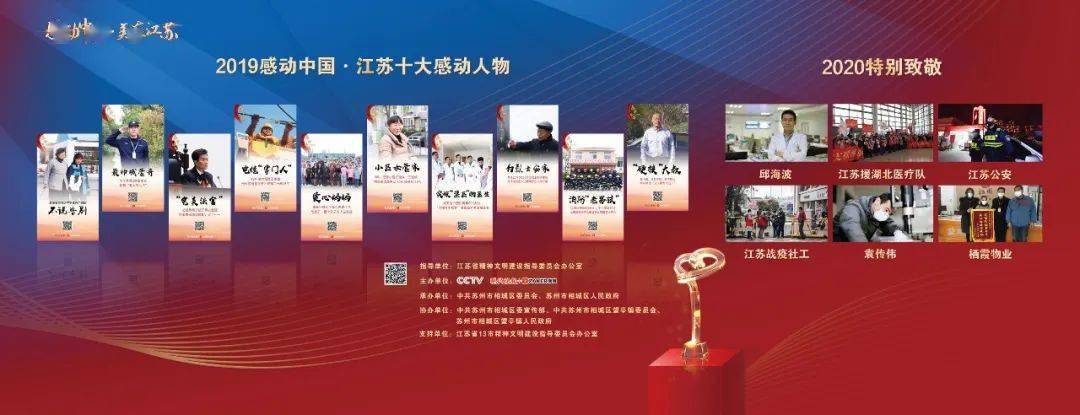 "2019感动中国·江苏年度人物"颁奖典礼在苏州相城举行