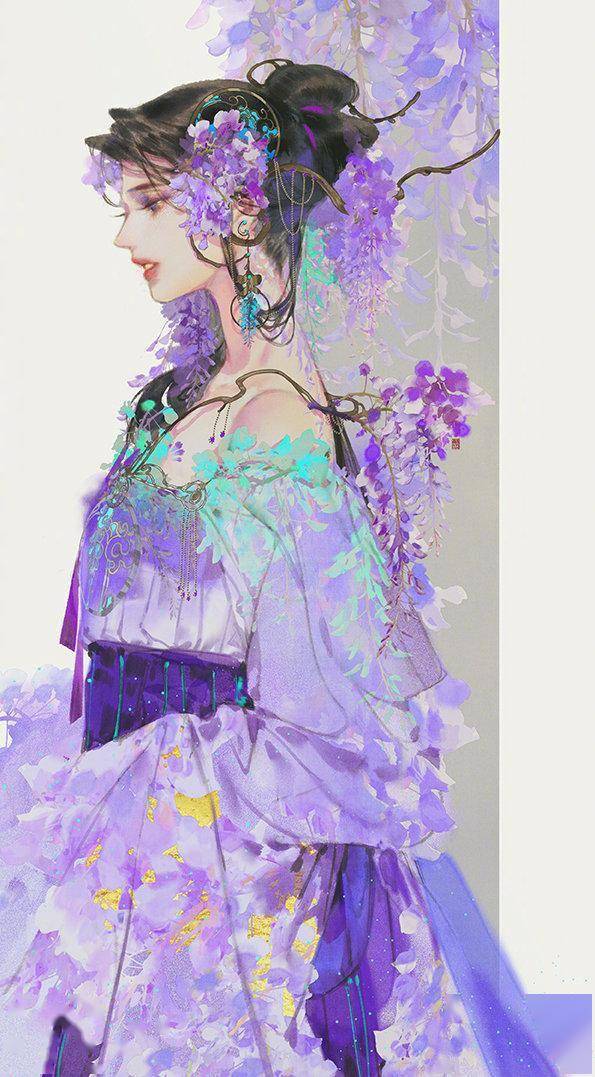 美到让人惊艳的古风插画,你喜欢吗?