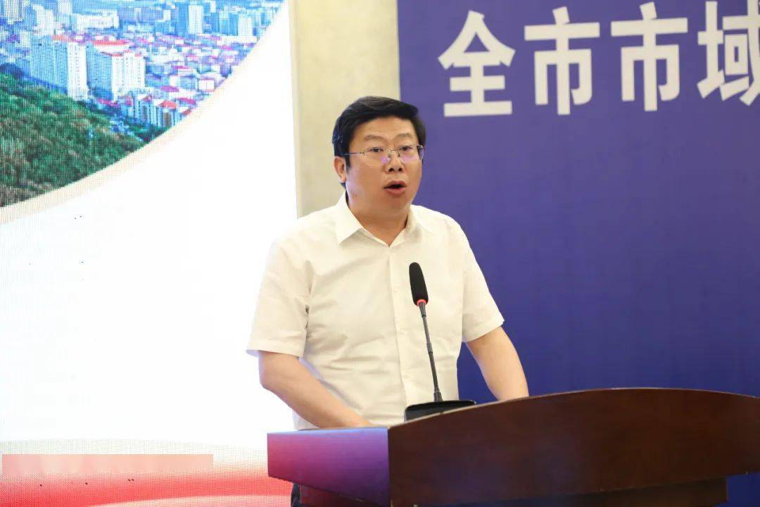 环翠区委副书记邢海波现场交流工作经验