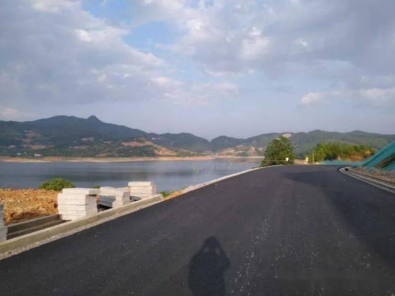 古田环湖公路,开足马力建设中!主路计划11月通车