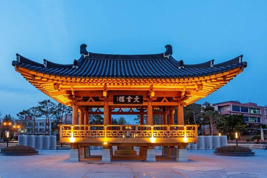组图:韩国全北大学韩屋风格建筑