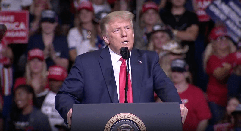 竞选|特朗普竞选集会上称检测越多确诊越多 竟建议放慢检测速度