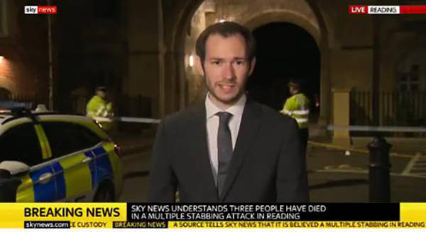 英国雷丁持刀袭击案致3死2伤：凶手利比亚籍