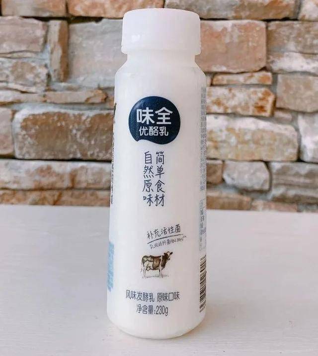 乳杆菌,嗜热链球菌,乳双歧杆菌,嗜酸乳杆菌)味全优酪乳的配方也很简单