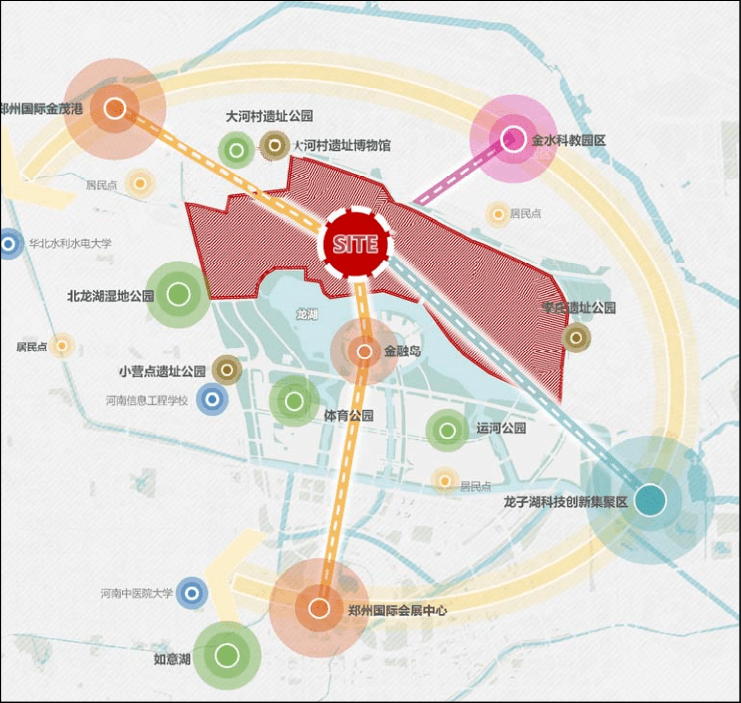 拟修改区域周边分析示意图