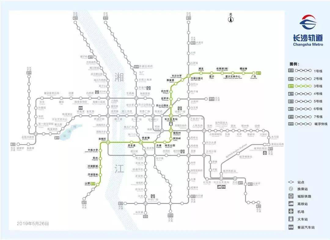 长沙地铁3号线,5号线马上来!开通前夕,长沙最大地铁站内部曝光!