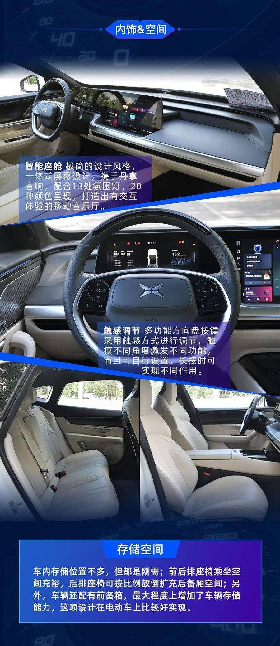 一图到底小鹏p7超长续航智能轿跑对标model3