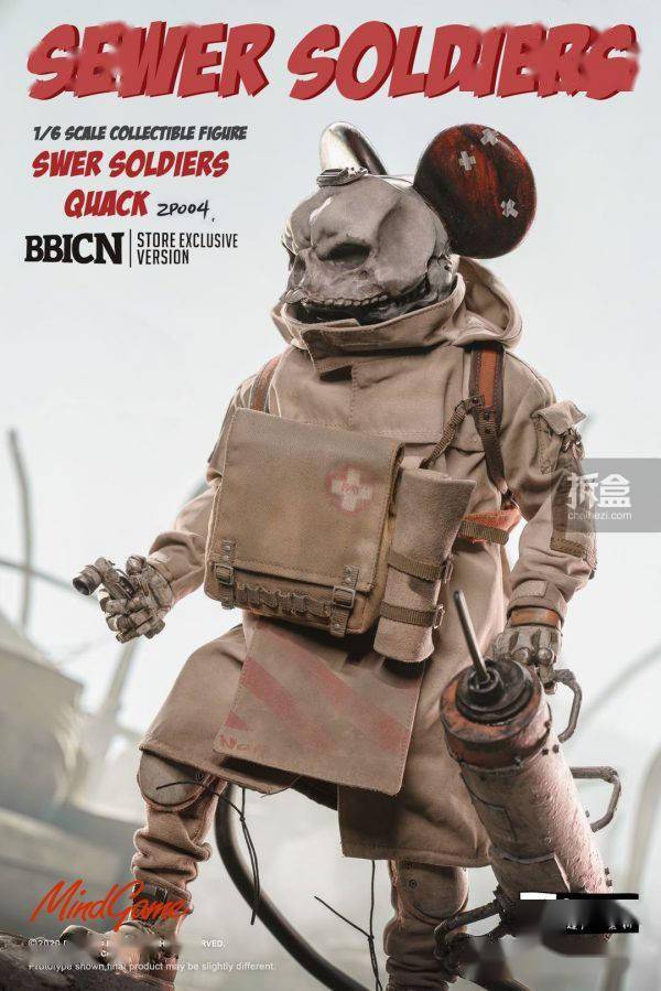 BBICN限定】DAMTOYS x COALDOG煤厂黑狗1/6 MindGame 5周年限量店铺版