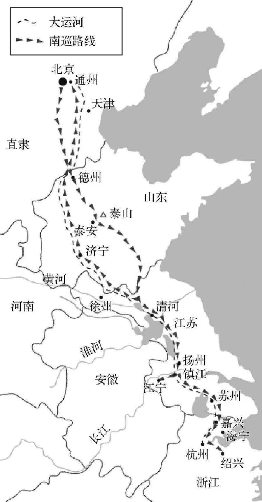 乾隆下江南示意图. 09