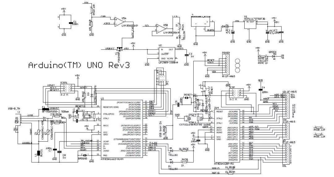 了解arduino uno电路