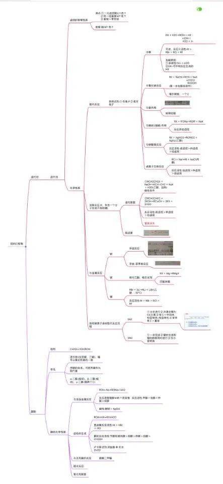 【化比赛】石河子大学首届"四大化学"思维导图比赛作品展示—有机化学