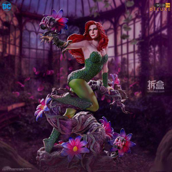 iron studios 1/10 dc漫画 poison ivy 毒藤女 雕像