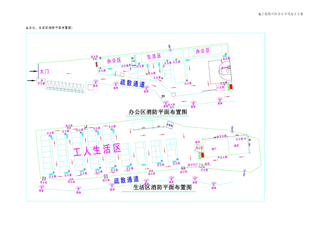 施工现场消防安全专项施工方案要点及模板可下载编辑直接使用