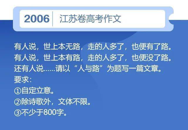 2020高考作文出炉江苏卷又亮了你会怎么写