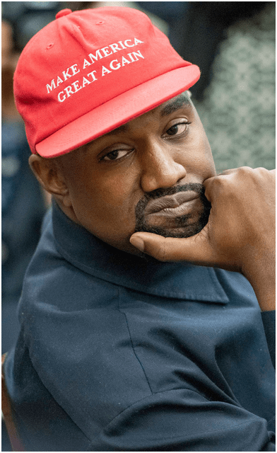 特朗普|嘻哈巨星“侃爷”宣布竞选美国总统，特朗普回应了！