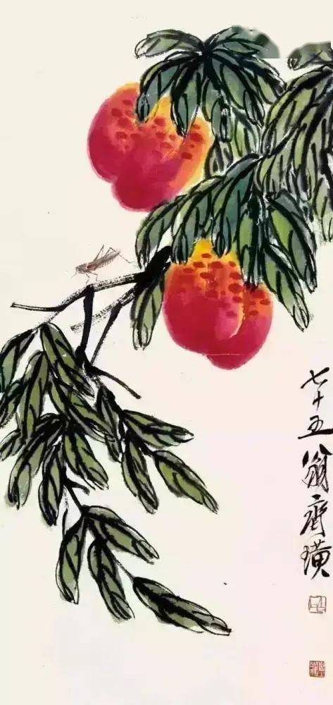 国画中的"瓜果蔬菜"寓意美好,很有用!