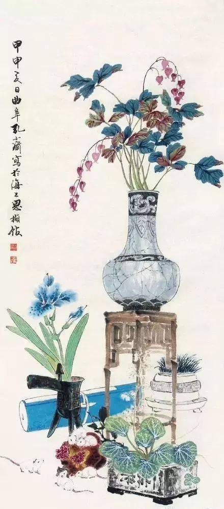 "花草四雅"的菖蒲画选粹