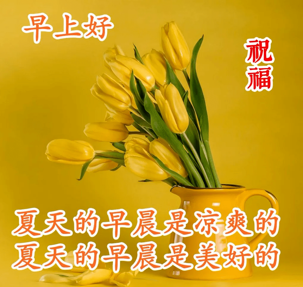 早上好问候语表情图片大全 早上好祝福语短句子