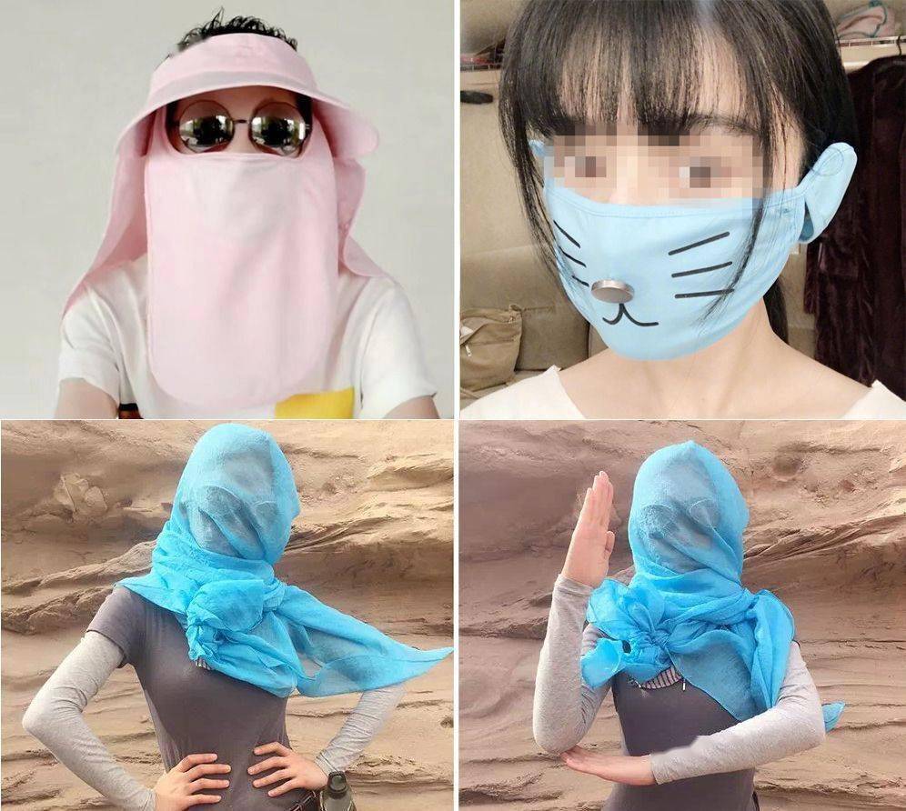 戴上立|99%防晒！戴上立降10℃ ，显瘦5斤，扔掉你又丑又闷又没用的捂脸布吧！360°“V”脸的它才是王道