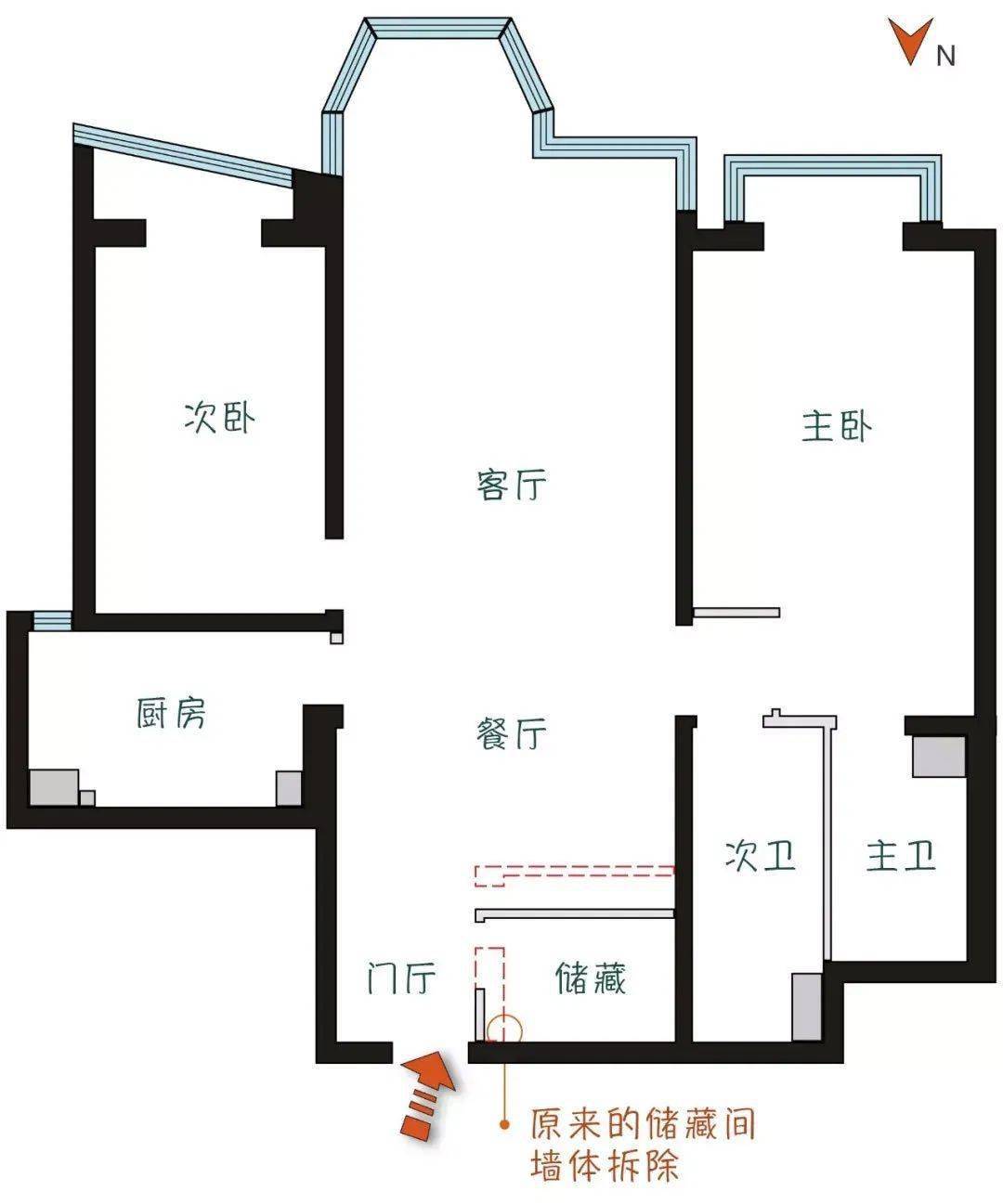 元素|美到窒息！北京夫妻的135㎡两室，多种vintage元素，打造极致惊艳之家！